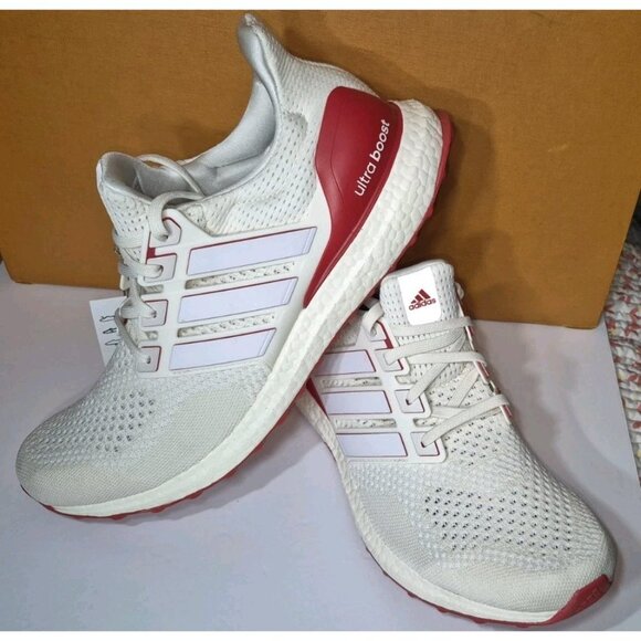 ADIDAS UltraBOOST 1.0 Off White/Red  MEN\'S Size 11.5 New main image 6
